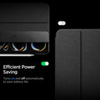 Spigen Liquid Air Folio dėklas, skirtas iPad Pro 11" (2024) iPad Pro 11" (2025) - juodas