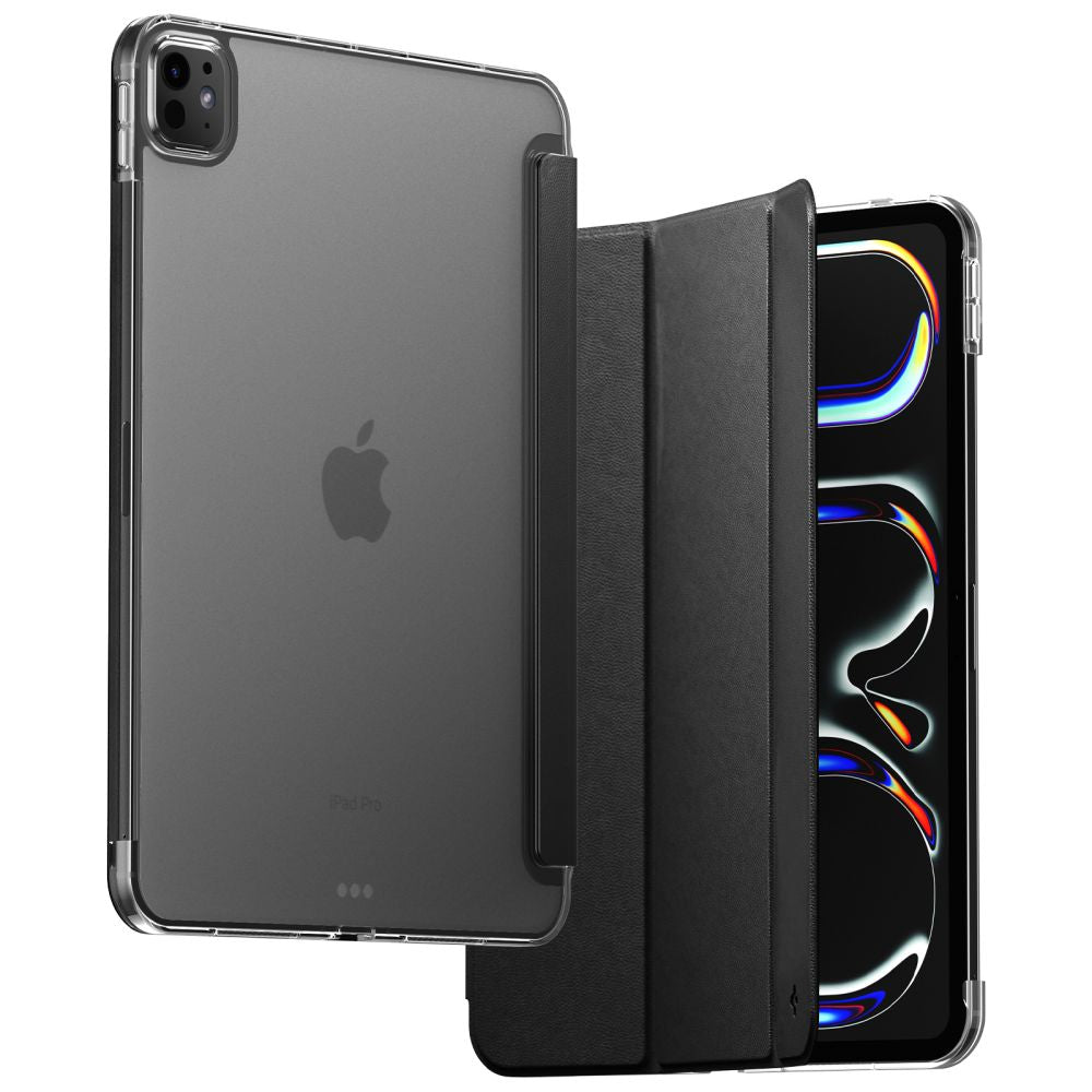 Spigen Liquid Air Folio dėklas, skirtas iPad Pro 11" (2024) iPad Pro 11" (2025) - juodas