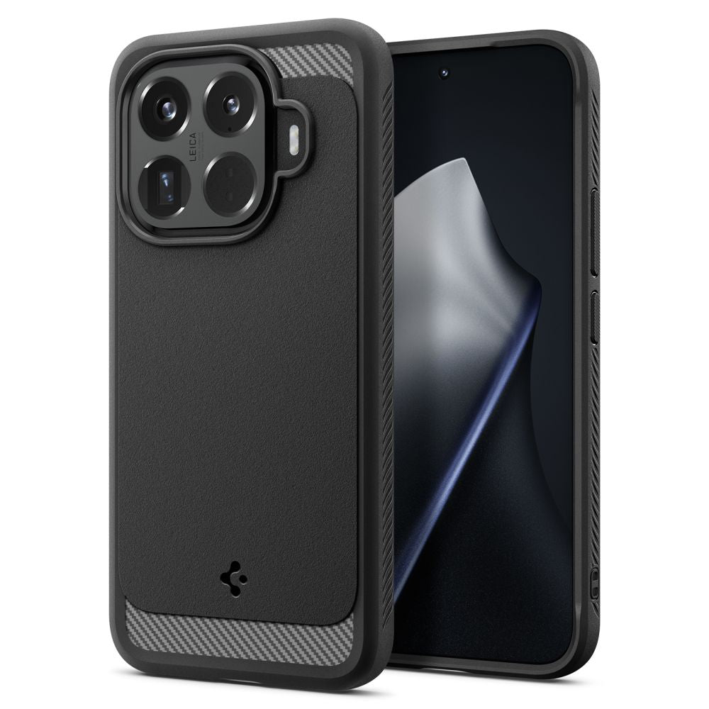 „Spigen Rugged Armor“ dėklas, skirtas „Xiaomi 15T Pro“ – juodas