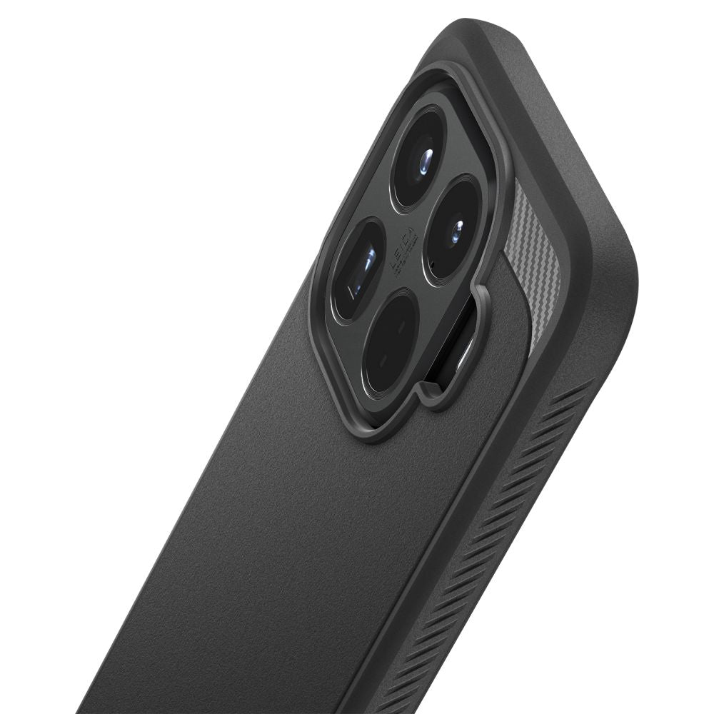 „Spigen Rugged Armor“ dėklas, skirtas „Xiaomi 15T Pro“ – juodas