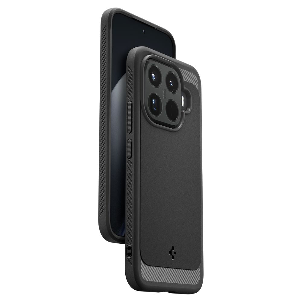 „Spigen Rugged Armor“ dėklas, skirtas „Xiaomi 15T Pro“ – juodas