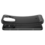 „Spigen Rugged Armor“ dėklas, skirtas „Xiaomi 15T Pro“ – juodas