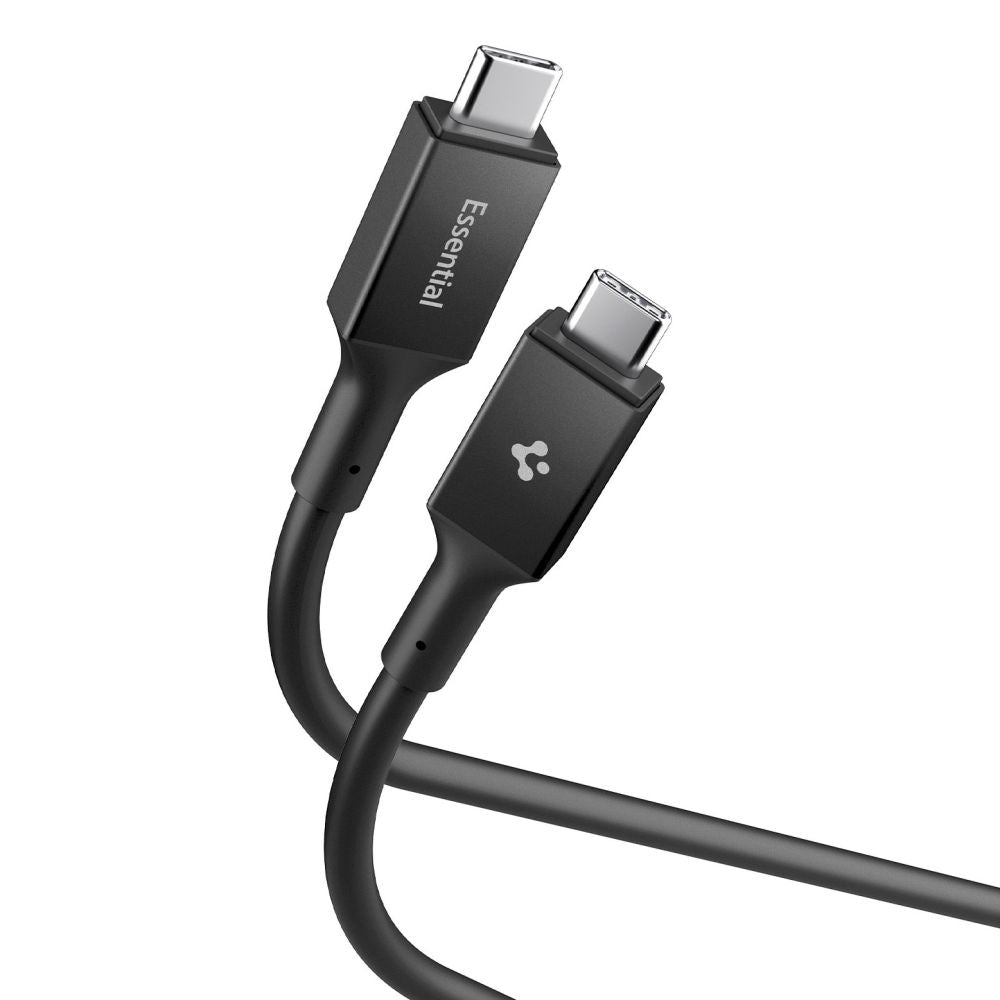 Spigen Essential Laidas EB24012CC USB-C / USB-C 240W 120cm - juodas