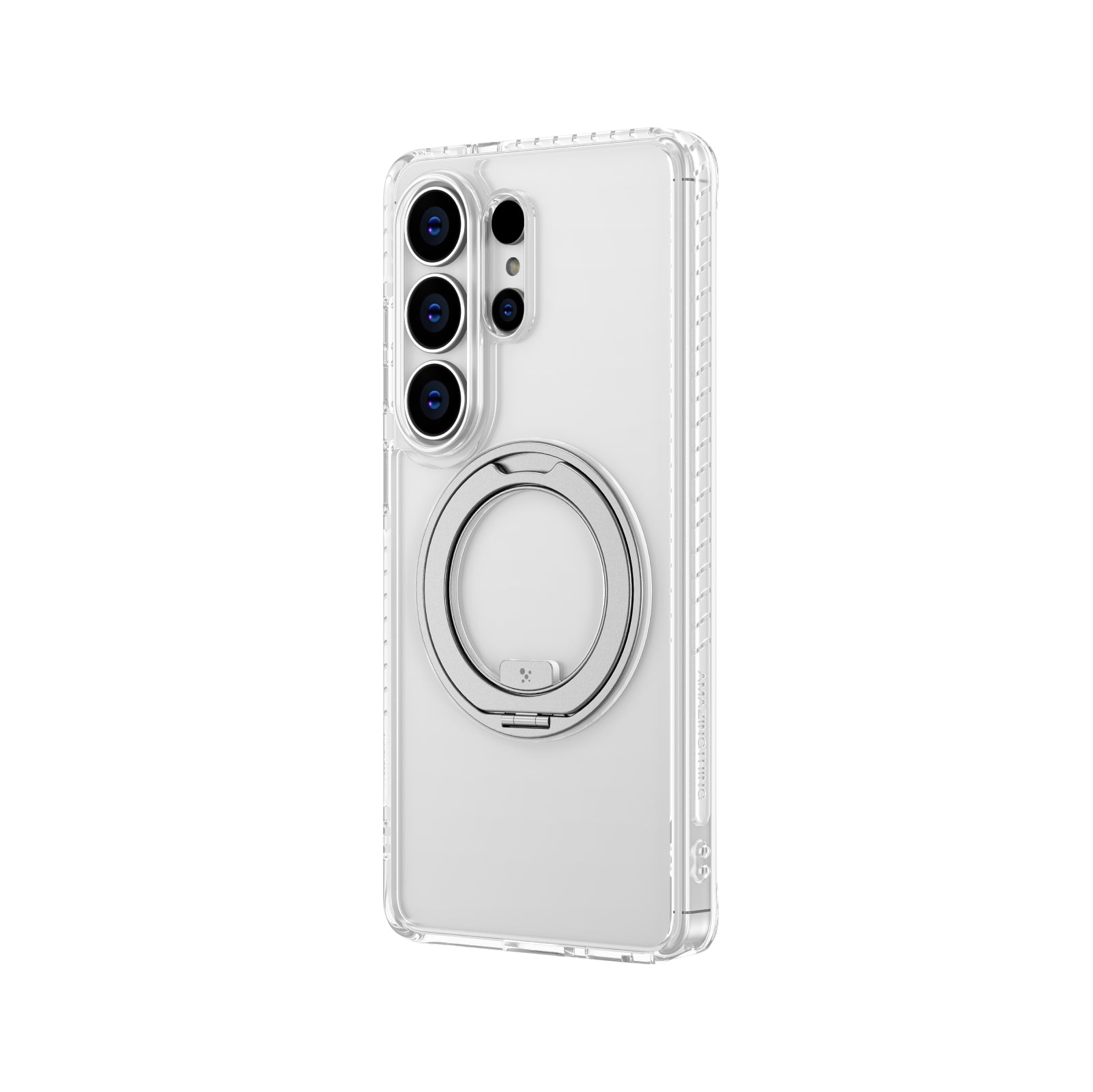 AmazingThing Titan Pro MagSpin atsparus kritimui dėklas, skirtas Samsung S26 Ultra, suderinamas su MagSafe - skaidrus --...