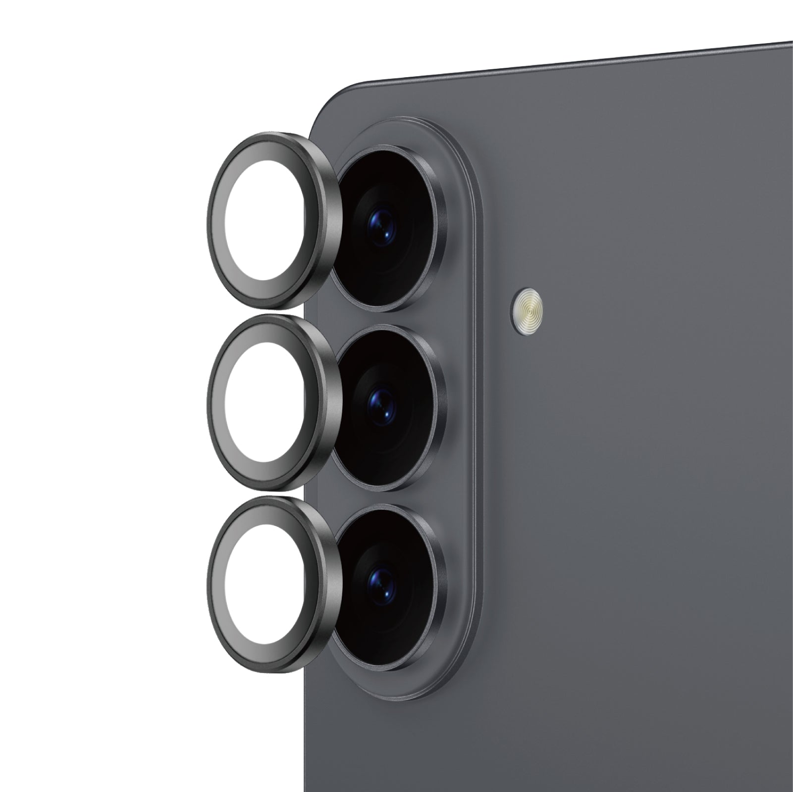 AmazingThing Radix AR objektyvo stiklas, skirtas Samsung S26 Camera Island – juodas -- Cell phone tempered glass