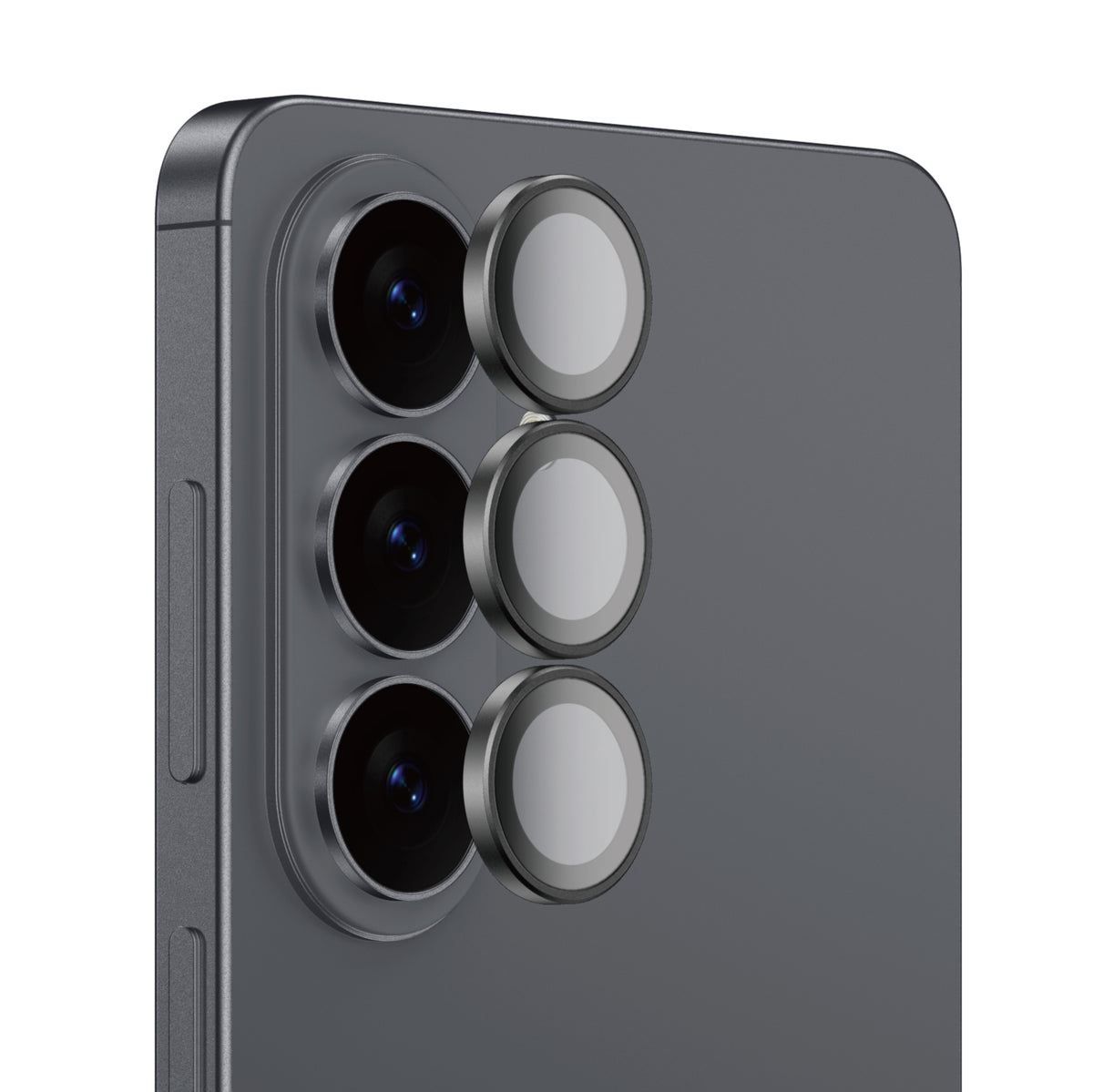 AmazingThing Radix AR objektyvo stiklas, skirtas Samsung S26 Camera Island – juodas -- Cell phone tempered glass