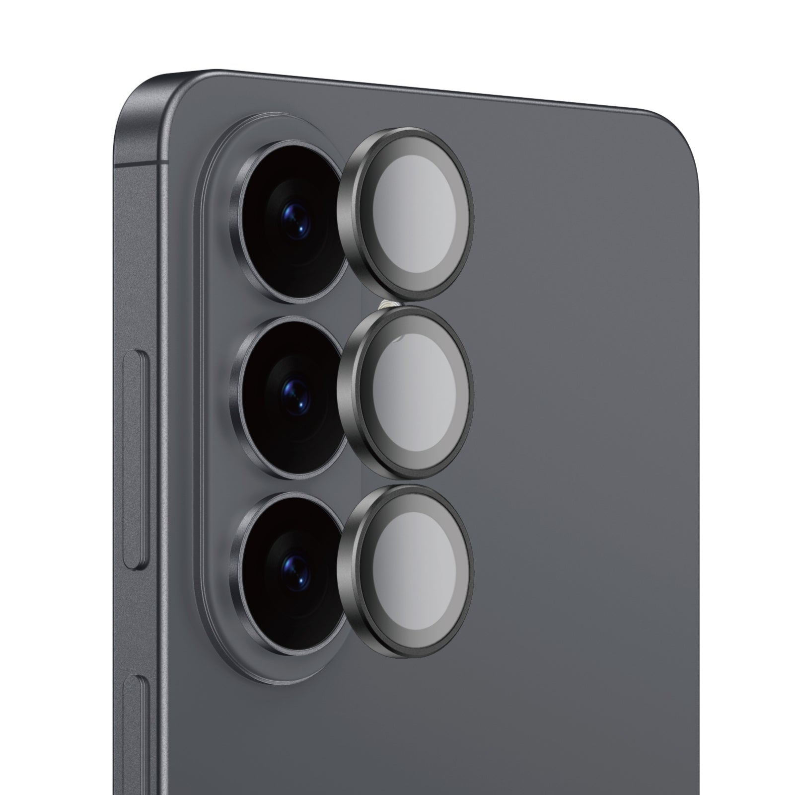 AmazingThing Radix AR objektyvo stiklas, skirtas Samsung S26 Camera Island – juodas -- Cell phone tempered glass