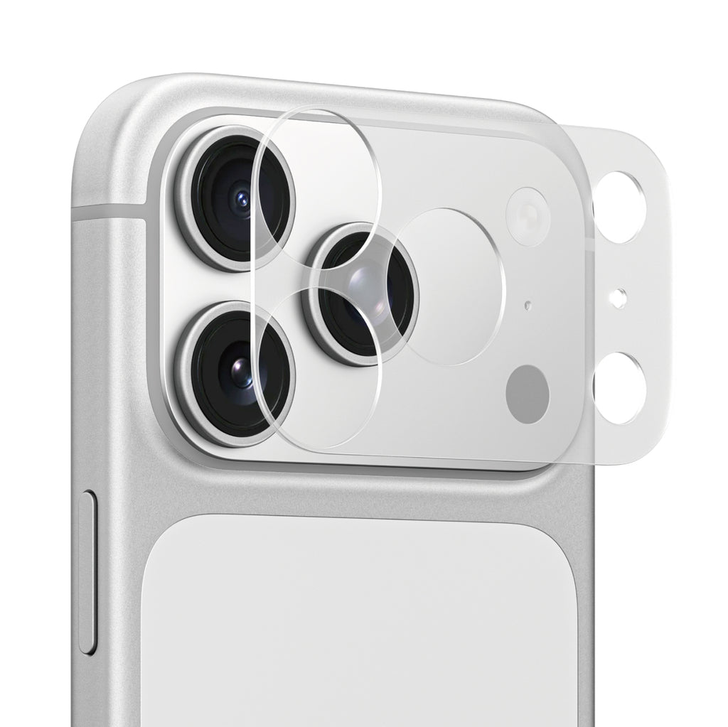 AmazingThing Objektyvo modulio apsauga, skirta iPhone 17 Pro Max Camera Island - skaidrus matinis -- Cell phone tempered...