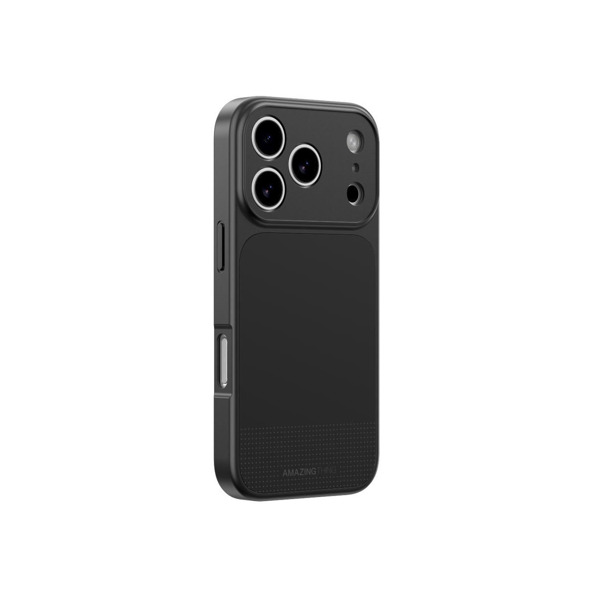 „AmazingThing Minimal Mag“ viso dangčio dėklas, skirtas iPhone 17 Pro - Black