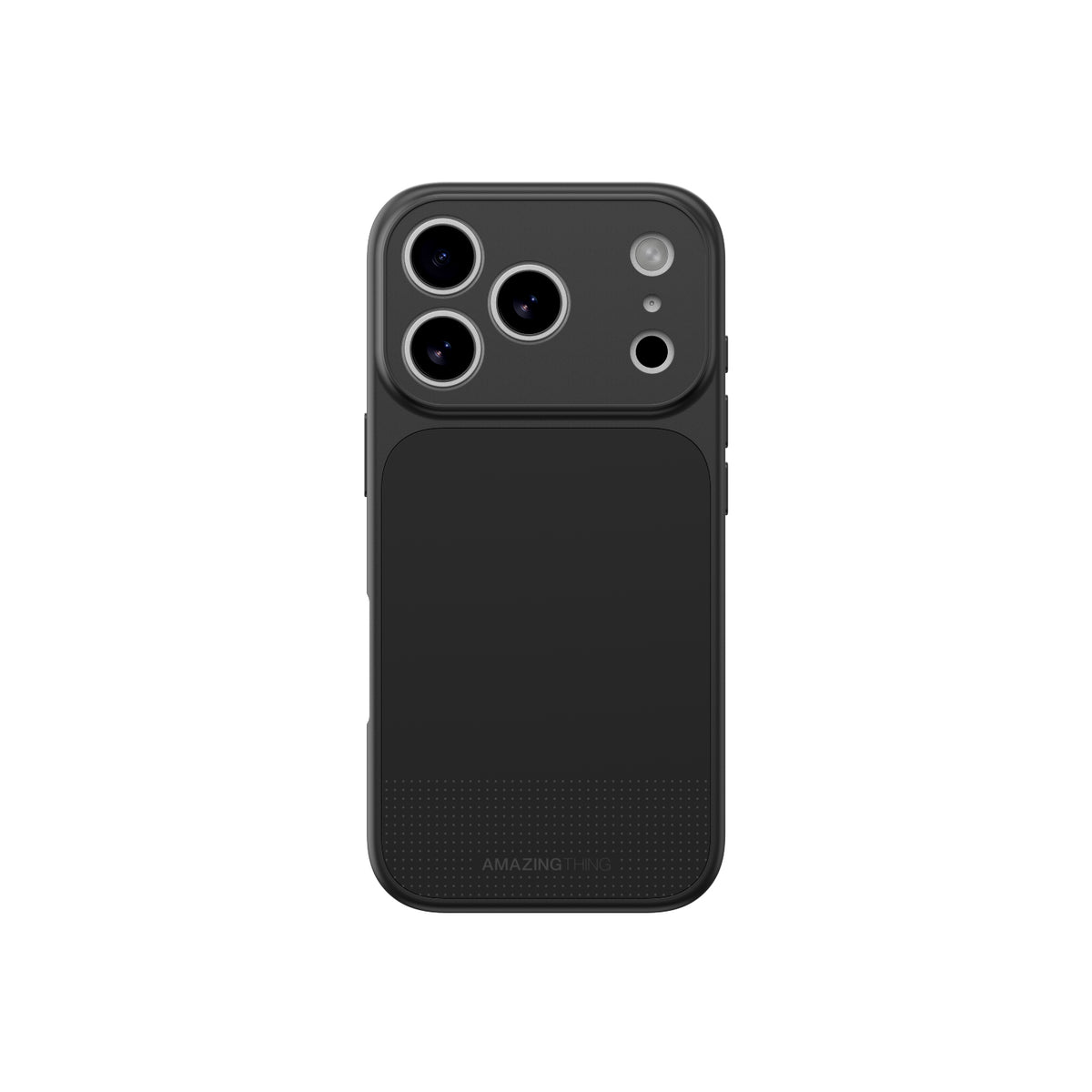 „AmazingThing Minimal Mag“ viso dangčio dėklas, skirtas iPhone 17 Pro Max - Black
