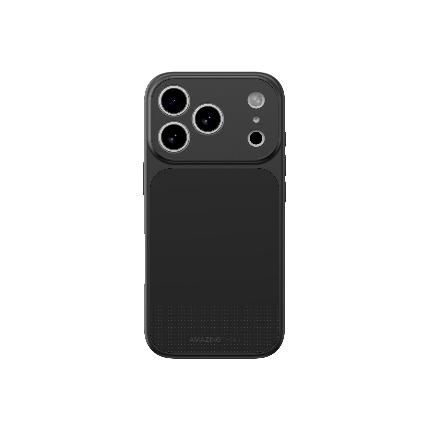 „AmazingThing Minimal Mag“ viso dangčio dėklas, skirtas iPhone 17 Pro Max - Black