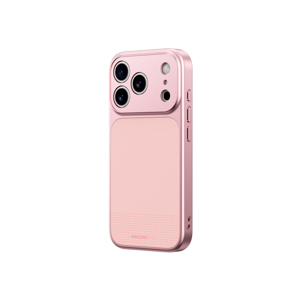 „AmazingThing Minimal Mag“ viso dangčio dėklas, skirtas iPhone 17 Pro Max - Pink