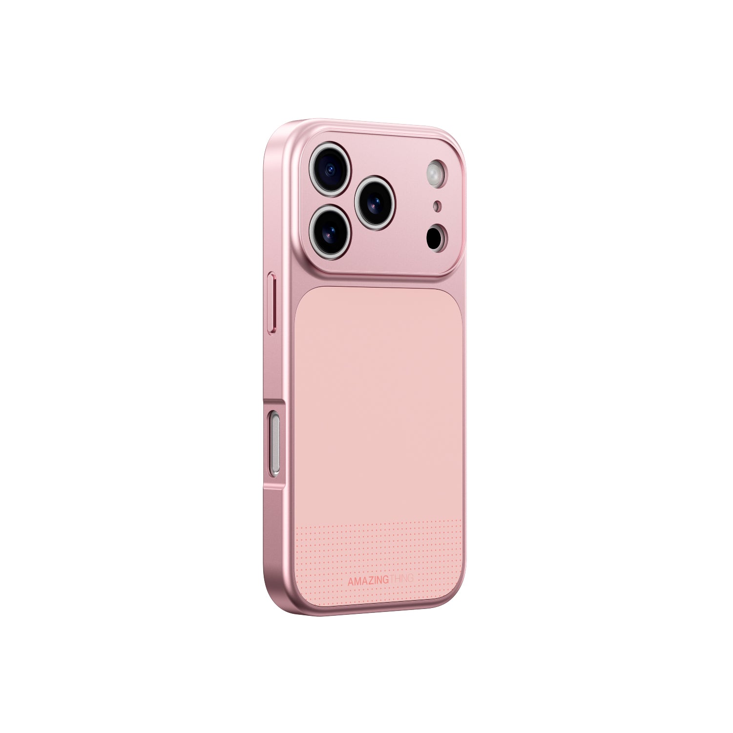 „AmazingThing Minimal Mag“ viso dangčio dėklas, skirtas iPhone 17 Pro Max - Pink