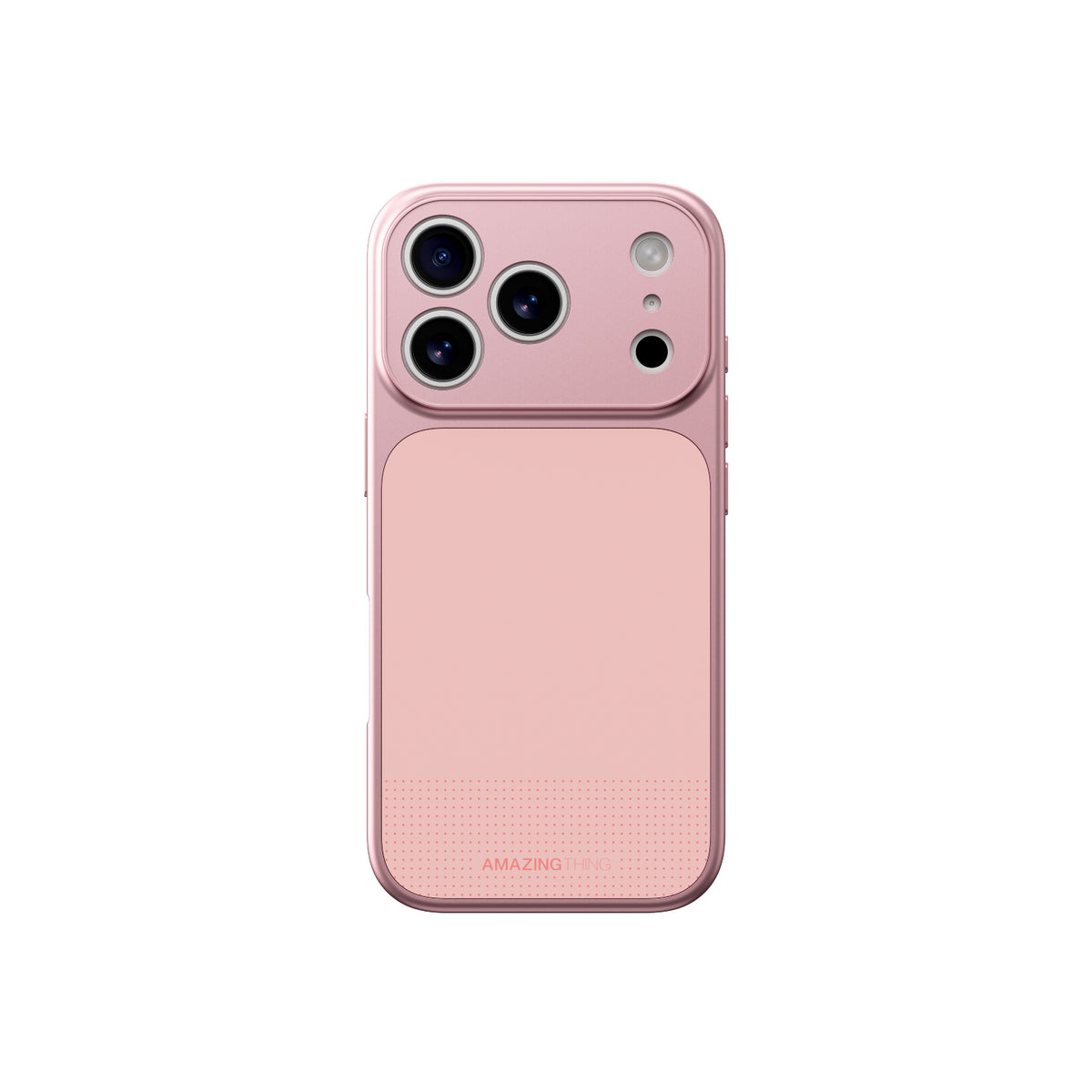 „AmazingThing Minimal Mag“ viso dangčio dėklas, skirtas iPhone 17 Pro Max - Pink