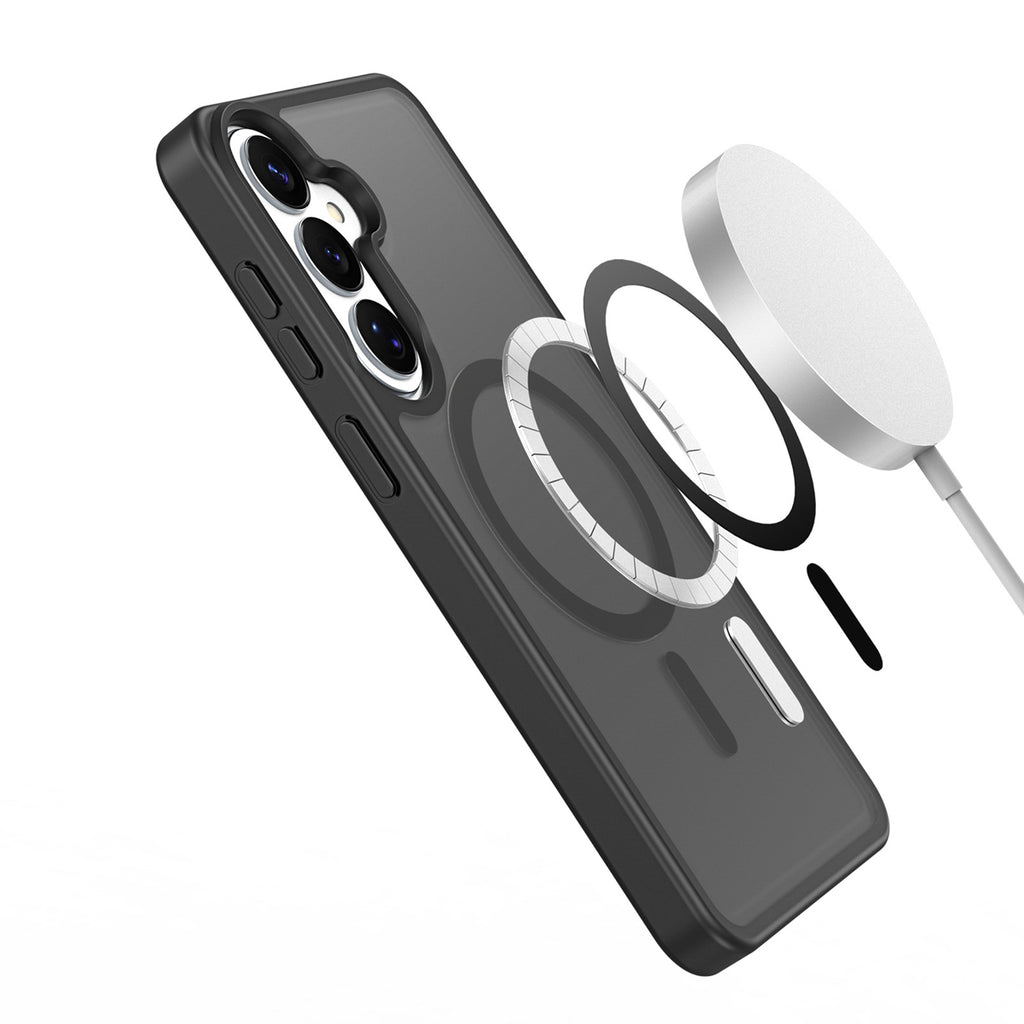 Dux Ducis Yind dėklas Samsung S26, suderinamas su MagSafe - juodas -- Samsung Galaxy S26