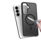 Dux Ducis Yind dėklas Samsung S26, suderinamas su MagSafe - juodas -- Samsung Galaxy S26