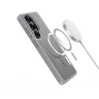 Dux Ducis Yind dėklas, skirtas Samsung S26 Ultra, suderinamas su MagSafe - pilkas -- Samsung Galaxy S26 Ultra