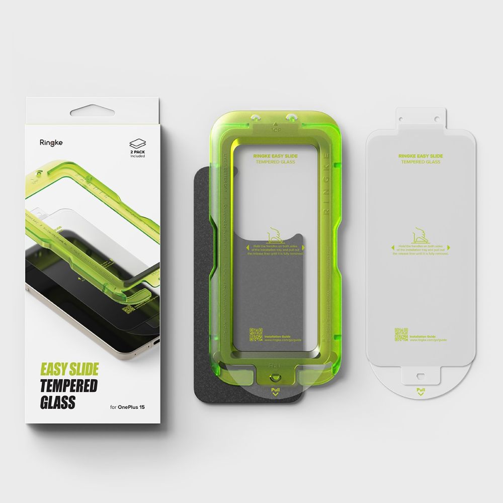 Ringke Easy Slide 2-Pack grūdintas stiklas OnePlus 15 -- OnePlus 15