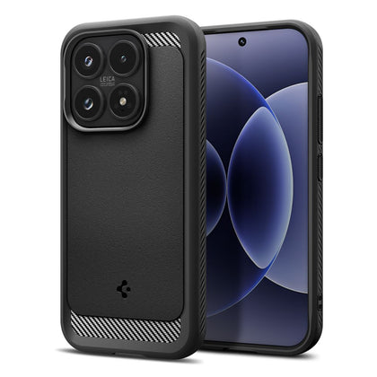 Spigen Rugged Armor dėklas, skirtas Xiaomi 17 - juodas -- Xiaomi 17
