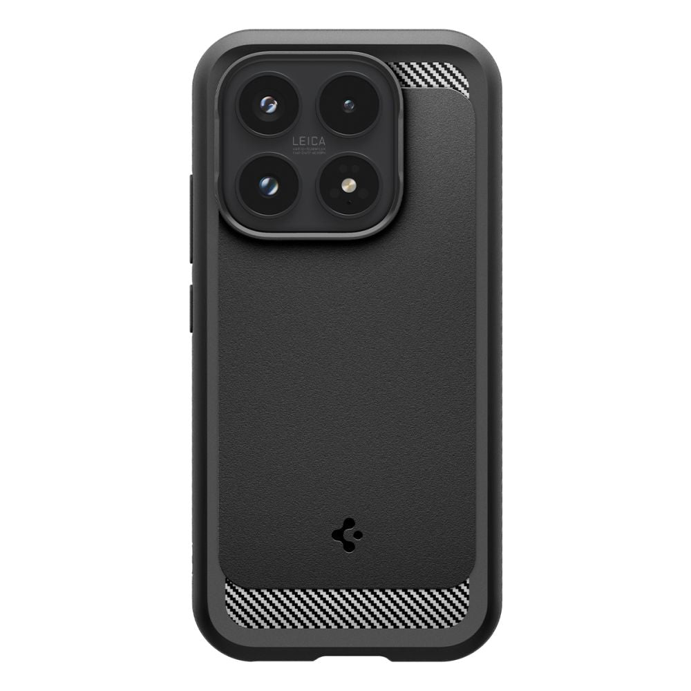 Spigen Rugged Armor dėklas, skirtas Xiaomi 17 - juodas -- Xiaomi 17