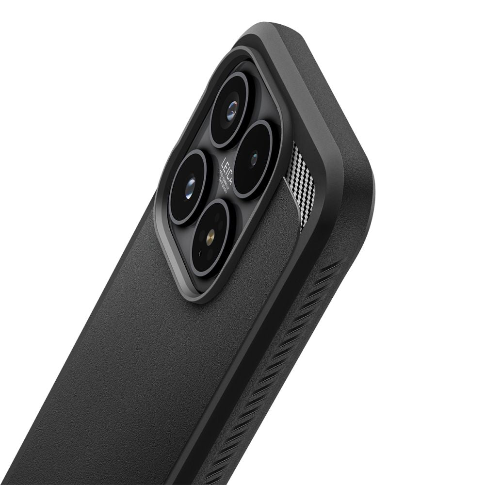 Spigen Rugged Armor dėklas, skirtas Xiaomi 17 - juodas -- Xiaomi 17