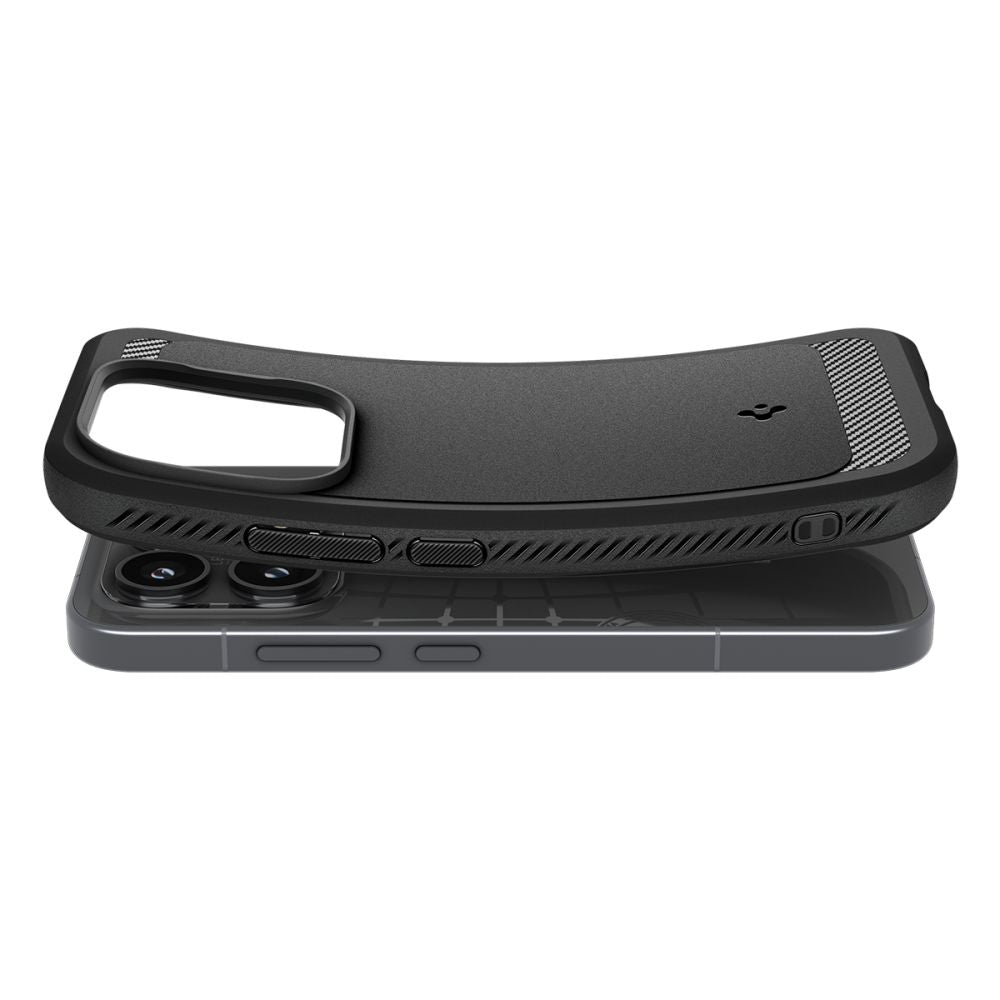 Spigen Rugged Armor dėklas, skirtas Xiaomi 17 - juodas -- Xiaomi 17