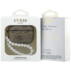 Guess 4G Pearl Strap dėklas AirPods Pro 3 - rudas -- AirPods Pro 3