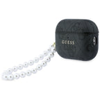 Guess 4G Pearl Strap dėklas AirPods Pro 3 - juodas -- AirPods Pro 3