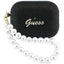 Guess Blizgantis perlų dirželis skirtas AirPods Pro 3 - Black