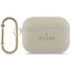 Guess Grūduotas klasikinis logotipo dėklas, skirtas AirPods Pro 3 - gold
