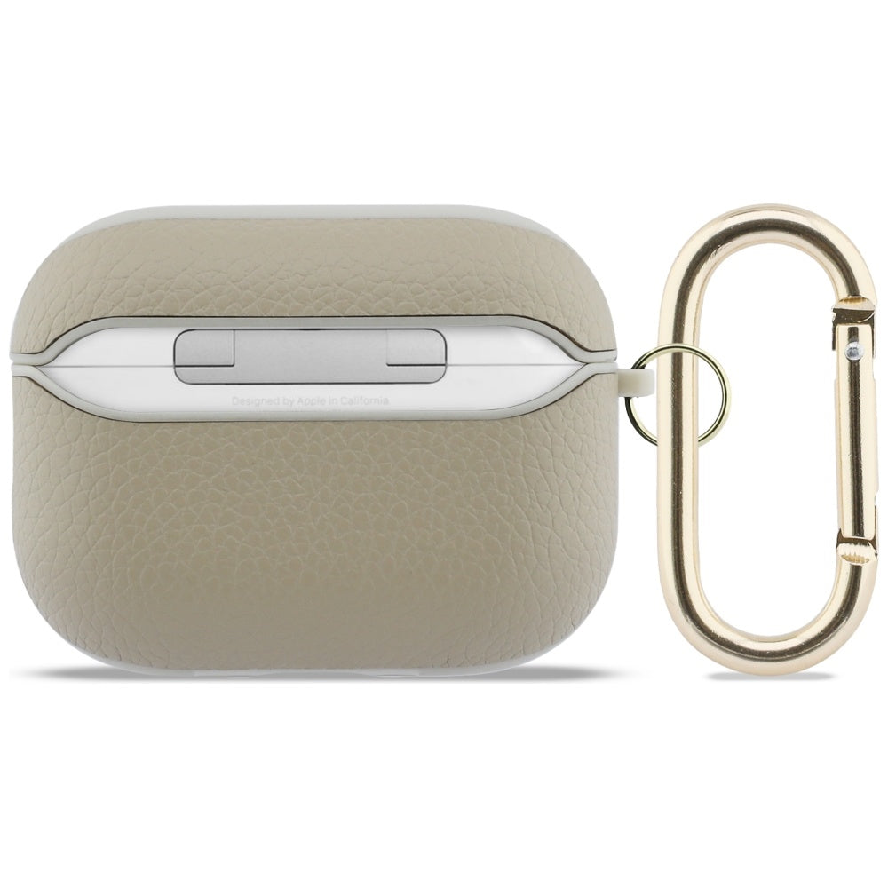 Guess Grūduotas klasikinis logotipo dėklas, skirtas AirPods Pro 3 - gold