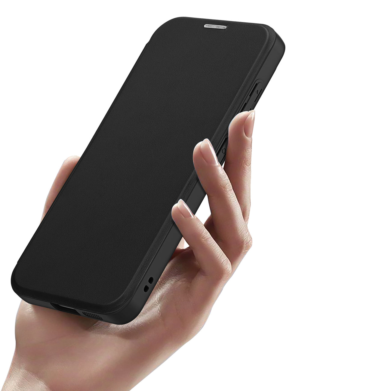 Dux Ducis Skin X Pro MagSafe suderinamasis piniginės tipo dėklas Samsung Galaxy S26+ – Juodas -- Samsung Galaxy S26+
