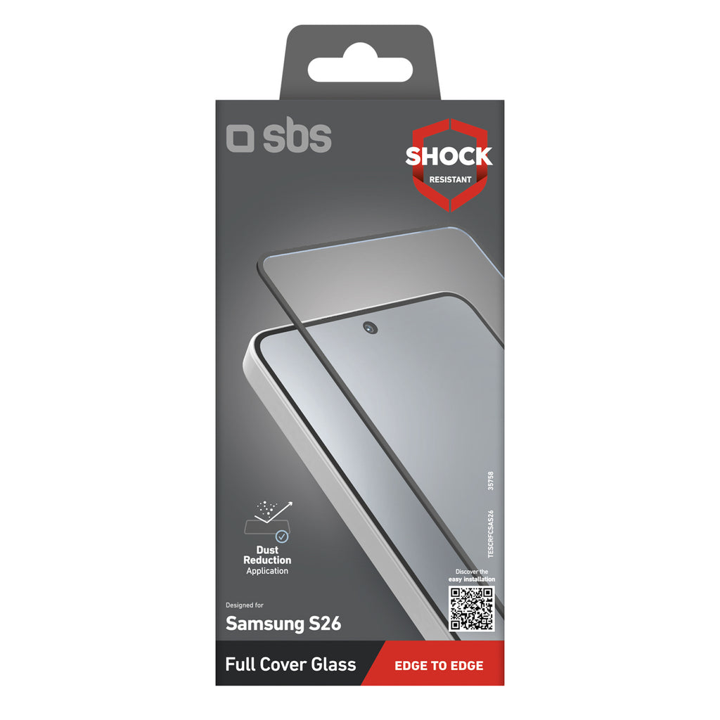 SBS Viso dangčio grūdintas stiklas, skirtas Samsung Galaxy S26
