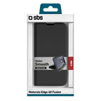 SBS Wallet Smooth dėklas su atvartu Motorola Edge 60 Fusion – juodas -- Motorola Edge 60 Fusion