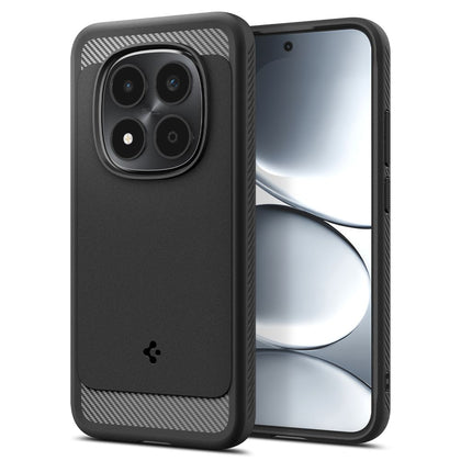 Spigen Rugged Armor dėklas, skirtas Xiaomi Redmi Note 15 Pro 5G - juodas