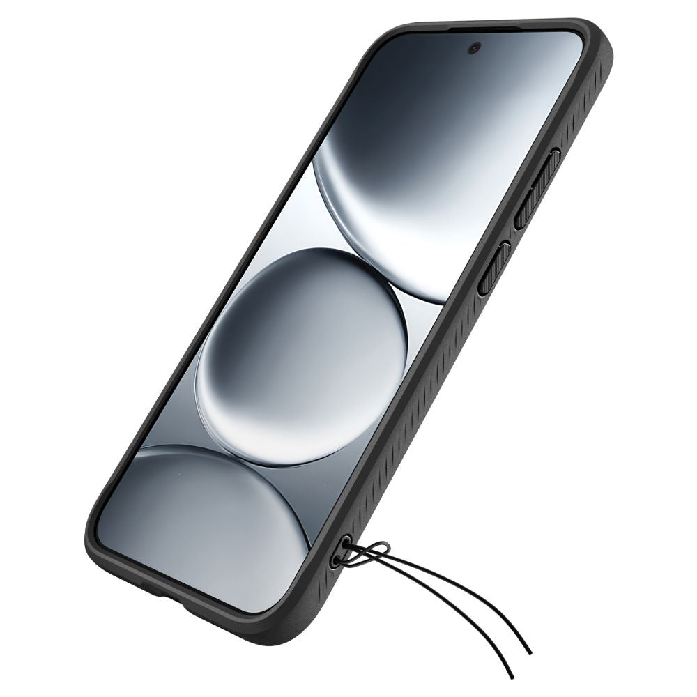 Spigen Rugged Armor dėklas, skirtas Xiaomi Redmi Note 15 Pro 5G - juodas