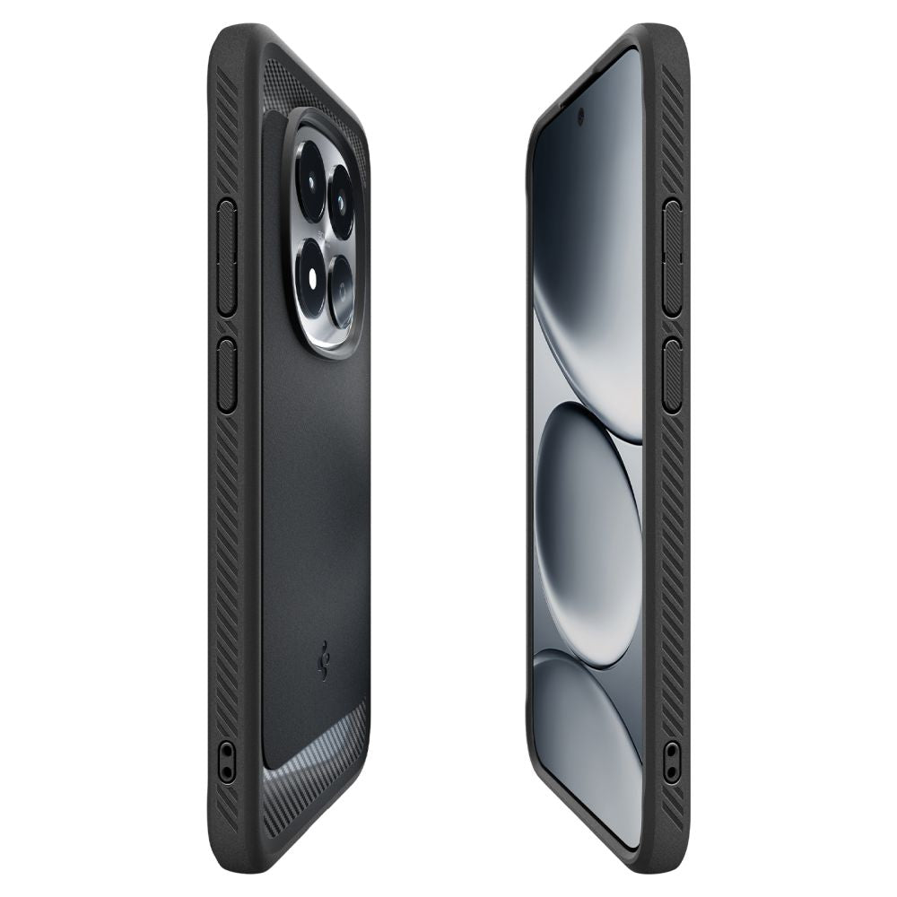 Spigen Rugged Armor dėklas, skirtas Xiaomi Redmi Note 15 Pro 5G - juodas