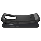 Spigen Rugged Armor dėklas, skirtas Xiaomi Redmi Note 15 Pro 5G - juodas