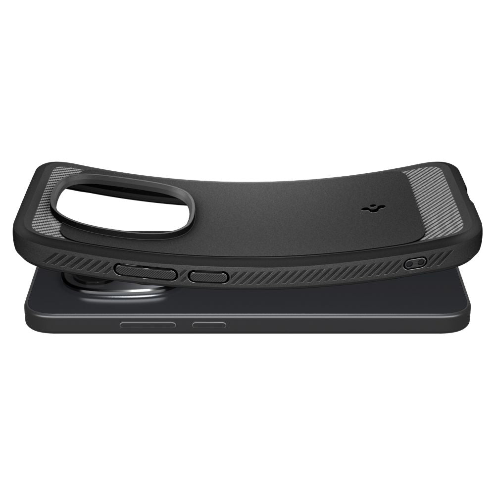 Spigen Rugged Armor dėklas, skirtas Xiaomi Redmi Note 15 Pro 5G - juodas