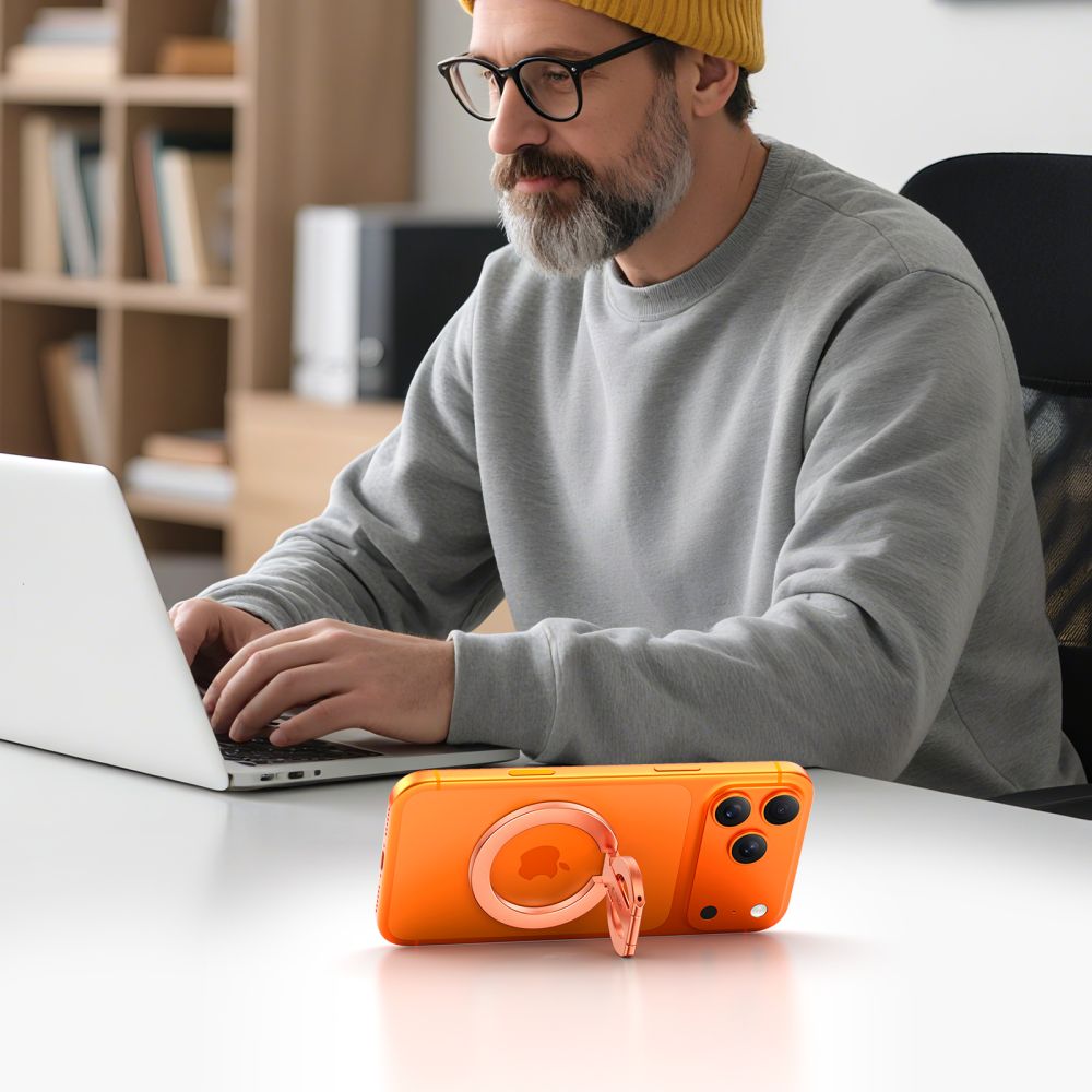 Tech-Protect MMR400 Lamano magnetinis žiedas telefonui - rožinio aukso -- Cell phone holders