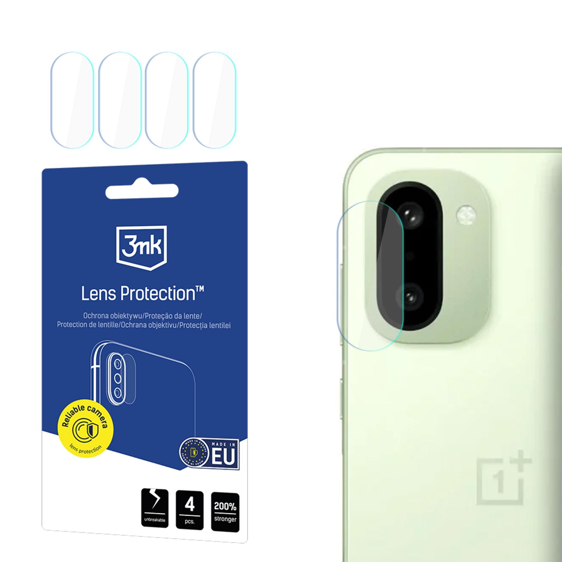 3mk Hibridinis objektyvo apsauginis stiklas, skirtas fotoaparato objektyvui ant OnePlus 15R -- OnePlus 15R