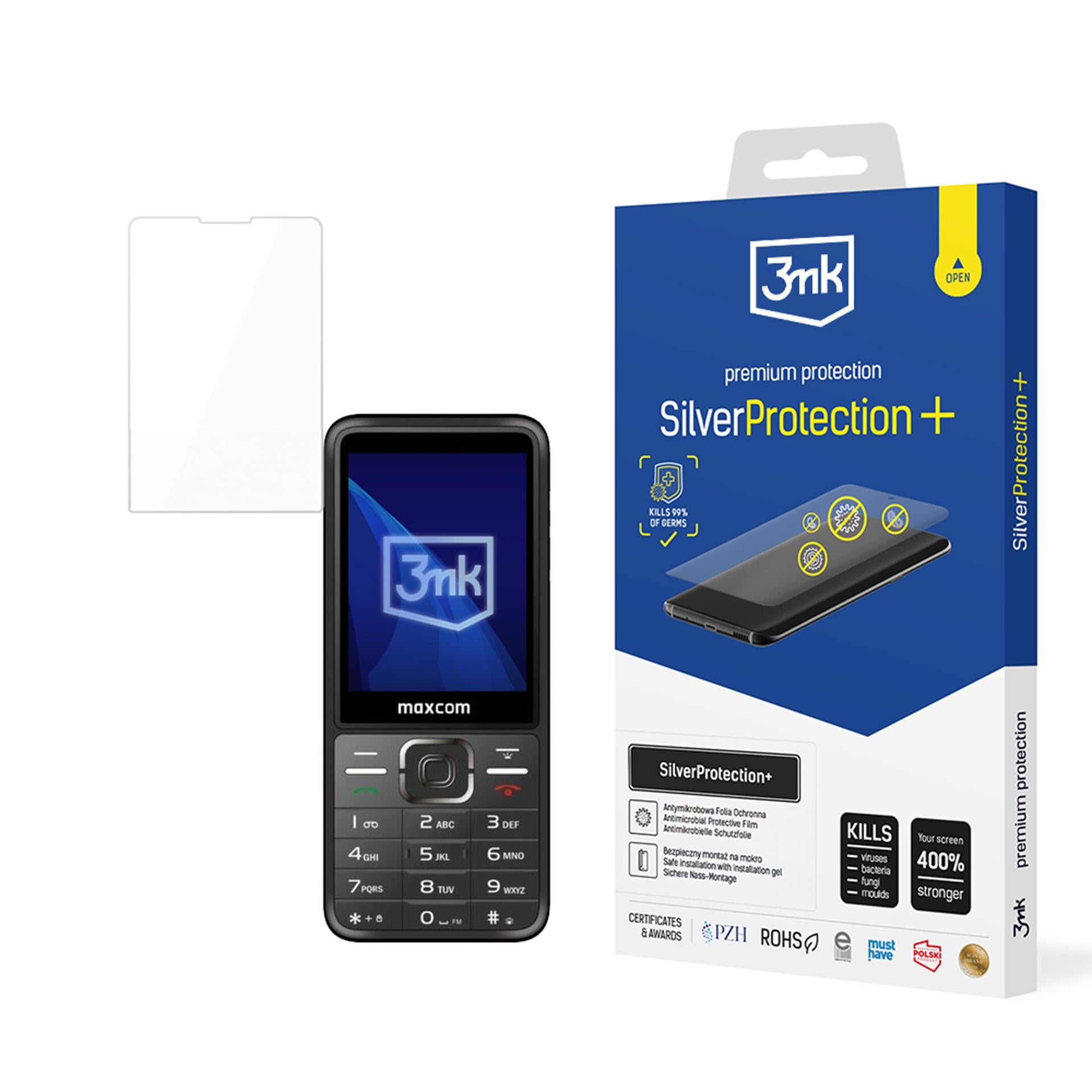3mk SilverProtection+ apsauginė plėvelėm skirta MAXCOM Classic MM244 -- Cell phone tempered glass