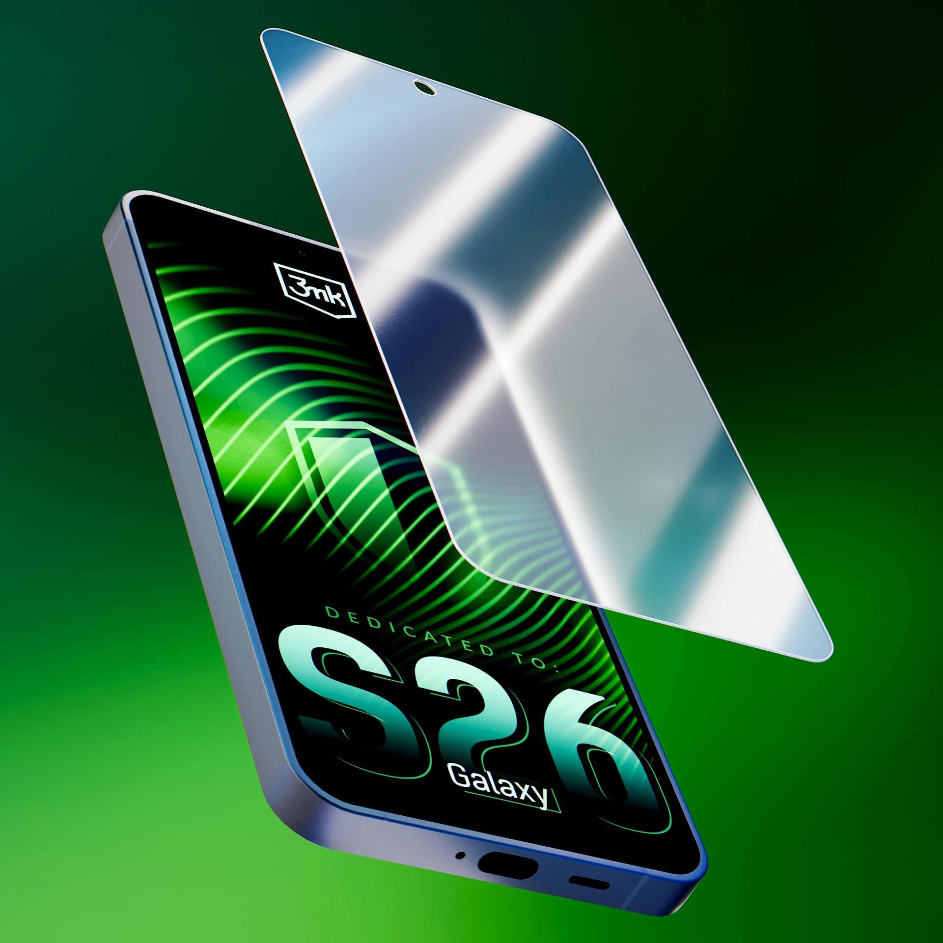 3mk „FlexibleGlass“ hibridinis stiklas, skirtas Samsung Galaxy S26