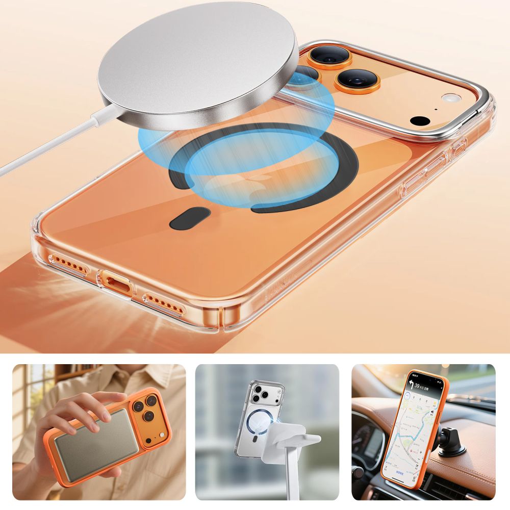 Tech-Protect MMP-200 MagSafe magnetinis žiedas telefonui - juodas -- Cell phone holders