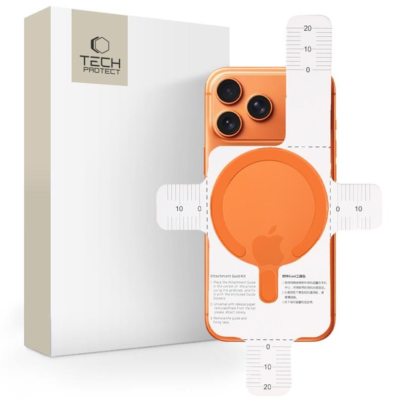 Tech-Protect MMP-200 MagSafe magnetinis žiedas telefonui - oranžinis Pirmasis paveikslėlis