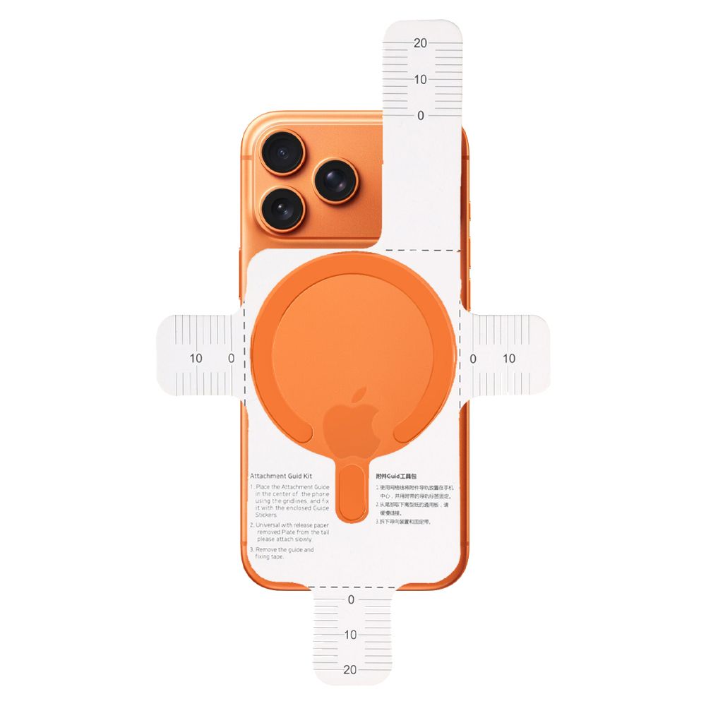 Tech-Protect MMP-200 MagSafe magnetinis žiedas telefonui - oranžinis -- Cell phone holders