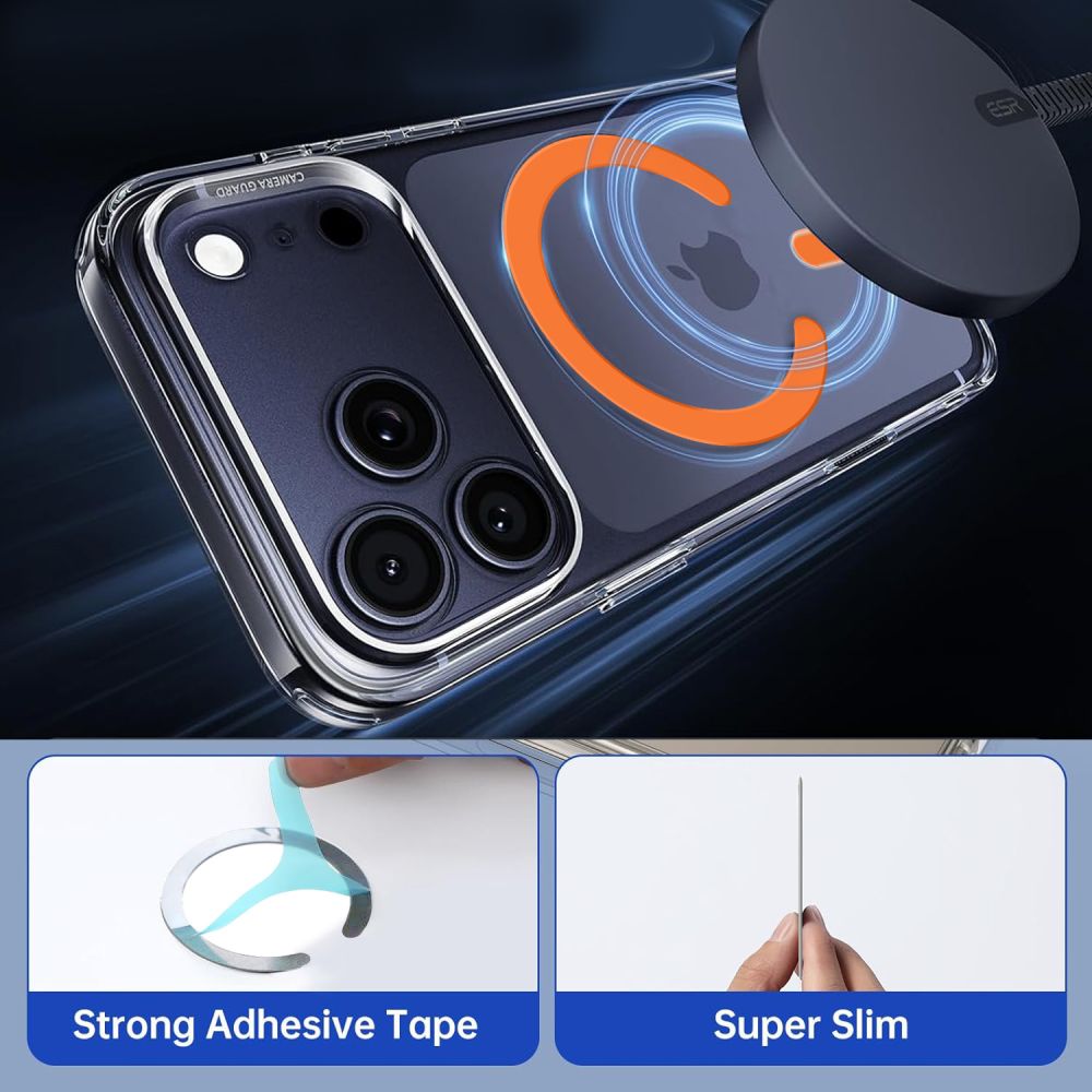 Tech-Protect MMP-200 MagSafe magnetinis žiedas telefonui - oranžinis -- Cell phone holders
