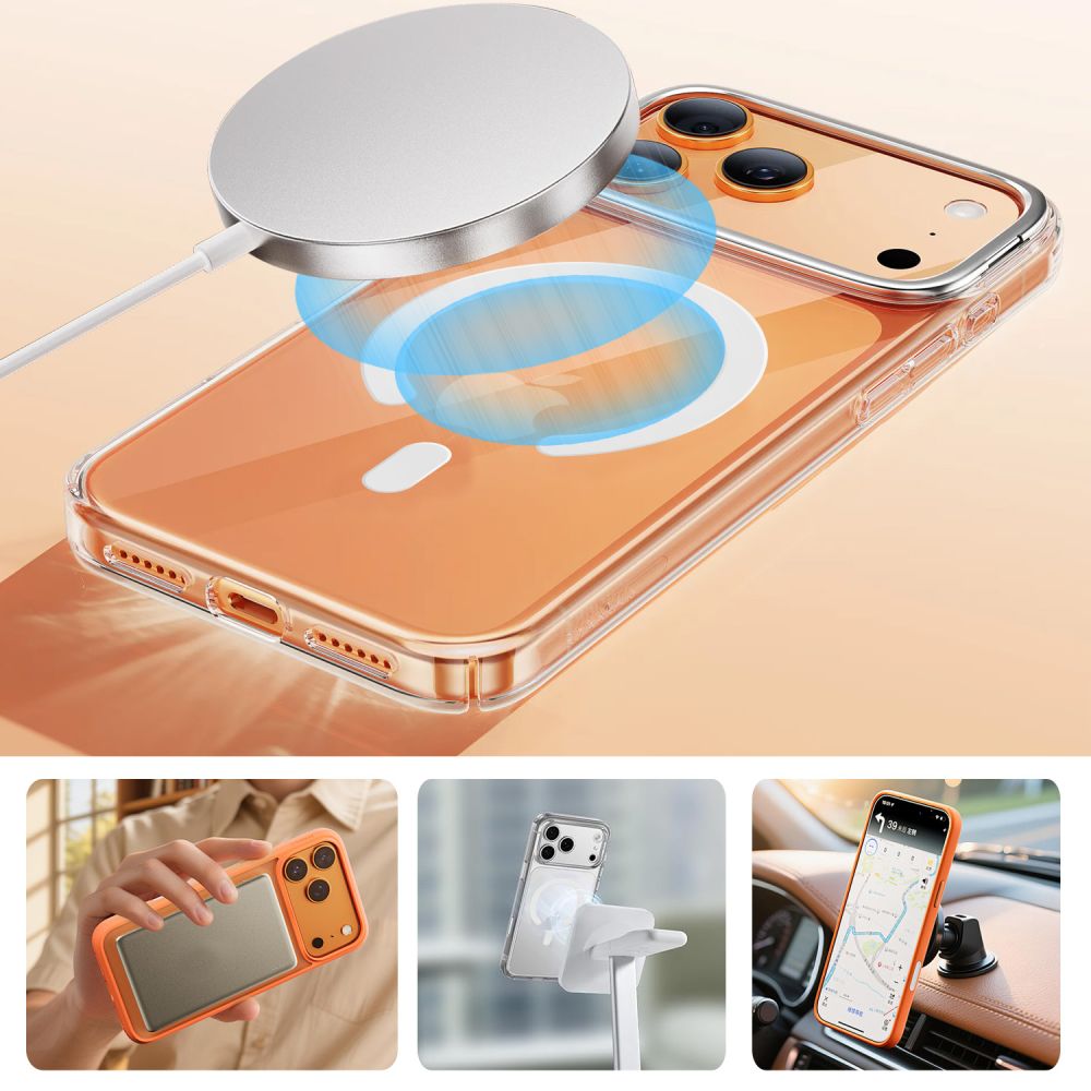 Tech-Protect MMP-200 MagSafe magnetinis žiedas telefonui - baltas -- Cell phone holders