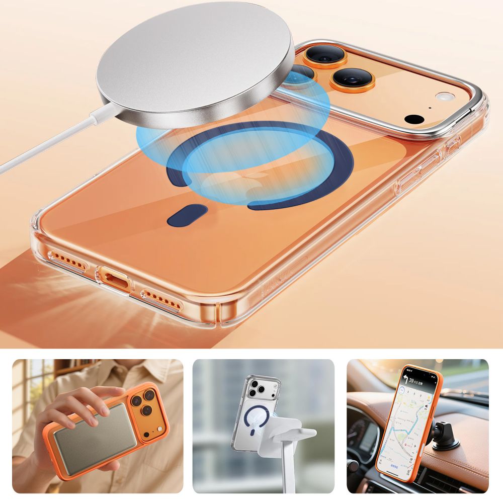 Tech-Protect MMP-200 MagSafe magnetinis žiedas telefonui - tamsiai mėlynas -- Cell phone holders