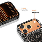 Tech-Protect Lamano MagSafe dėklas, skirtas iPhone 17 Pro Max - juoda ir ruda -- iPhone 17 Pro Max